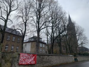 Banner Tannenbaumverkauf